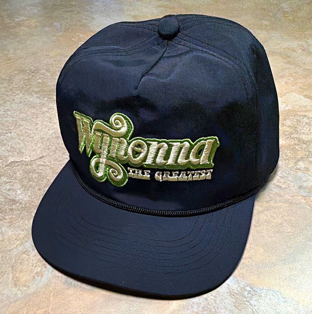 Wynonna Judd The Greatest Hits Tour Hat Black Rope Snapback Concert Merch Cap